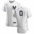New York Yankees #0 Adam Ottavino Mens Nike White Navy Home 2020 Authentic Player MLB Jersey