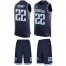 Nike Tennessee Titans #22 Derrick Henry Navy Blue Team Color Mens Stitched NFL Limited Tank Top Suit Jersey