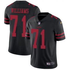 San Francisco 49ers #71 Trent Williams Black Alternate Mens Stitched NFL Vapor Untouchable Limited Jersey