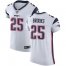 Nike New England Patriots #25 Terrence Brooks White Mens Stitched NFL Vapor Untouchable Elite Jersey