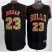 Chicago Bulls 23 Michael Jordan Black Revolution 30 Swingman NBA Jerseys Camo Number Cheap