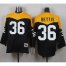 Mitchell And Ness 1967 Pittsburgh Steelers #36 Jerome Bettis Black/Yelllow Throwback Mens Stitched NFL Jersey