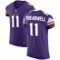 Nike Minnesota Vikings #11 Laquon Treadwell Purple Team Color Mens Stitched NFL Vapor Untouchable Elite Jersey