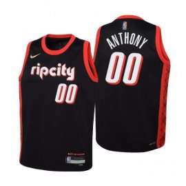 Portland Trail Blazers Custom Youth Nike Black 2021/22 Swingman Jersey – City Edition