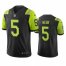 New York New York Jets #5 Davis Webb Black Green Vapor Limited City Edition NFL Jersey