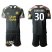 Marseille #30 Mandanda Black Goalkeeper Soccer Club Jersey