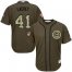 Chicago Cubs #41 John Lackey Green Salute to Service Stitched Youth MLB Jersey