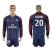 Paris Saint-Germain #20 Kurzawa Home Long Sleeves Soccer Club Jersey