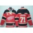 Detroit Red Wings #71 Dylan Larkin Red Sawyer Hooded Sweatshirt Stitched NHL Jersey