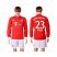 Bayern Munchen #23 Vidal Home Long Sleeves Soccer Club Jersey