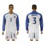USA #3 Gonzalez Home Long Sleeves Soccer Country Jersey