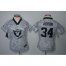 Nike Las Vegas Raiders #34 Bo Jackson Zebra Womens Stitched NFL Elite Jersey