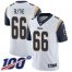 Nike Los Angeles Rams #66 Austin Blythe White Youth Stitched NFL 100th Season Vapor Untouchable Limited Jersey