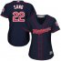 Minnesota Twins #22 Miguel Sano Navy Blue Alternate Womens Stitched MLB Jersey