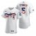 Los Angeles Dodgers #5 Corey Seager Mens Nike White Fluttering USA Flag Limited Edition Authentic MLB Jersey