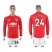Manchester United #24 Fosu-Mensah Red Home Long Sleeves Soccer Club Jersey