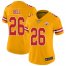 Nike Kansas City Chiefs #26 LeVeon Bell Gold Womens Stitched NFL Limited Inverted Legend Jersey