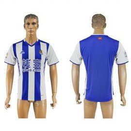 Real Sociedad Blank Home Soccer Club Jersey