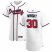 Atlanta Braves #30 Kyle Wright Mens Nike White Home 2020 Authentic Player MLB Jersey