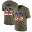 Nike Minnesota Vikings #33 Dalvin Cook Olive/USA Flag Mens Stitched NFL Limited 2017 Salute To Service Jersey