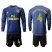 Arsenal #4 Mertesacker Blue Long Sleeves Soccer Club Jersey