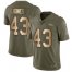 Nike Denver Broncos #43 Joe Jones Olive/Gold Mens Stitched NFL Limited 2017 Salute To Service Jersey