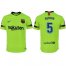 Barcelona #5 Sergio Away Soccer Club Jersey