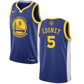 Nike Golden State Warriors #5 Kevon Looney 2022 NBA Finals Swingman Icon Edition Jersey Mens