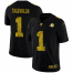 Miami Dolphins #1 Tua Tagovailoa Mens Nike Leopard Print Fashion Vapor Limited NFL Jersey Black