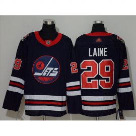 Adidas Winnipeg Jets #29 Patrik Laine Navy Blue Authentic 2019 Heritage Classic Stitched NHL Jersey