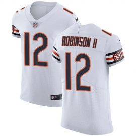 Nike Chicago Bears #12 Allen Robinson II White Mens Stitched NFL Vapor Untouchable Elite Jersey