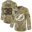 Adidas Tampa Bay Lightning #38 Brandon Hagel Camo 2022 Stanley Cup Final Patch Authentic Stitched NHL Jersey Mens