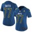 Nike Dallas Cowboys #77 Tyron Smith Navy Womens Stitched NFL Limited NFC 2017 Pro Bowl Jersey