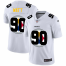 Pittsburgh Steelers #90 T.J. Watt White Mens Nike Team Logo Dual Overlap Limited NFL Jersey