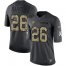 Nike Pittsburgh Steelers #26 Mark Barron Black Mens Stitched NFL Limited 2016 Salute to Service Jersey