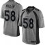 Nike Denver Broncos #58 Von Miller Gray Mens Stitched NFL Limited Gridiron Gray Jersey