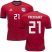 Egypt #21 Trezeguet Red Home Soccer Country Jersey