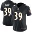 Nike Baltimore Ravens #39 Brandon Carr Black Alternate Womens Stitched NFL Vapor Untouchable Limited Jersey