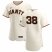 San Francisco Giants #38 Tyler Beede Mens Nike Cream Home 2020 Authentic Player MLB Jersey