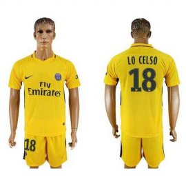 Paris Saint-Germain #18 LO CELSO Away Soccer Club Jersey
