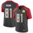 Nike Tampa Bay Buccaneers #81 Antonio Brown Gray Youth Super Bowl LV Champions Patch Stitched NFL Limited Inverted Legend Jersey