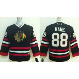 Chicago Blackhawks #88 Patrick Kane Stitched Black Youth NHL Jersey