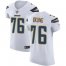 Nike Los Angeles Chargers #76 Russell Okung White Mens Stitched NFL Vapor Untouchable Elite Jersey