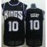 Sacramento Kings 10 Mike Bibby Black Revolution 30 NBA Jerseys