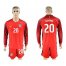USA #20 Cameron Away Long Sleeves Soccer Country Jersey