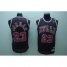 Chicago Bulls 23 jordan Black red strip SWINGMAN jerseys Cheap