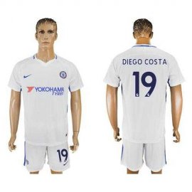 Chelsea #19 Diego Costa Away Soccer Club Jersey