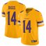 Nike Minnesota Vikings #14 Stefon Diggs Gold Mens Stitched NFL Limited Inverted Legend Jersey