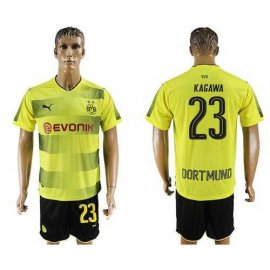 Dortmund #23 Kagawa Home Soccer Club Jersey
