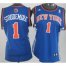 Cheap Women New York Knicks 1 STOUDEMIRE Blue Swingnman NBA Jerseys
